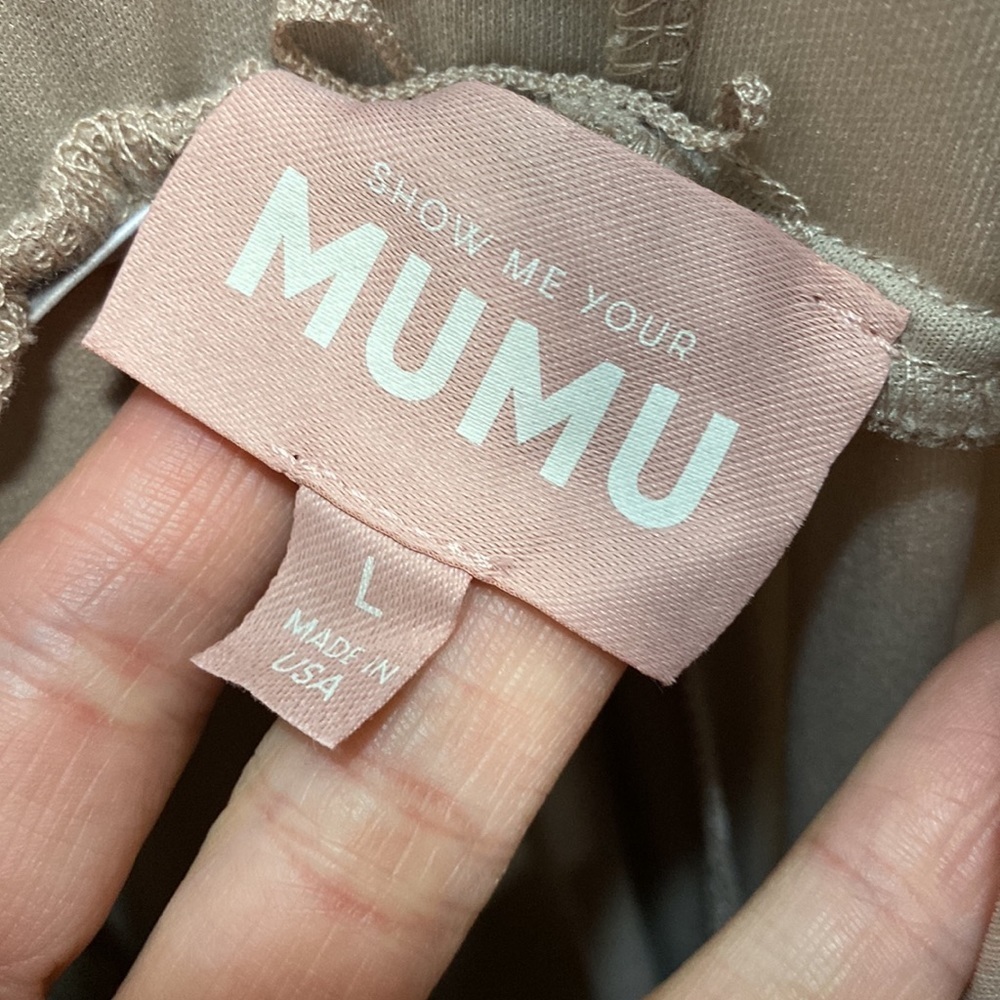 Show Me Your Mumu Jenn Maxi Dress dune‎ chiffon - Picture 6 of 12